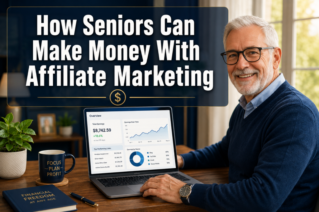 How seniors can make money with affiliate marketing