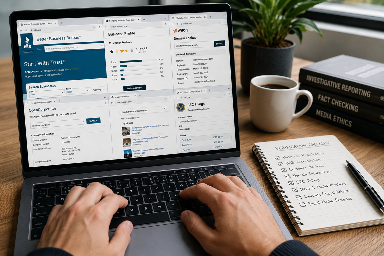 Research Methods: How to Spot Online Income Scams Through Verification